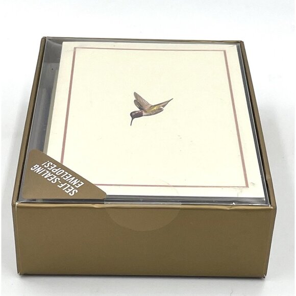 Peter Pauper Press Hummingbird Flight Note Cards NEW Boxed Set 14ct NEW OB - Picture 6 of 7